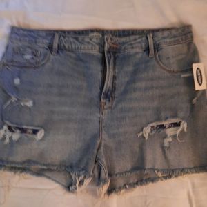 NWDT, Old Navy cut-off jean shorts.